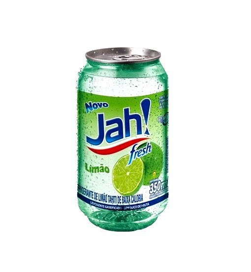 Refrigerante Jah! Limão Zero Açucar  350 ml c/ 6 und