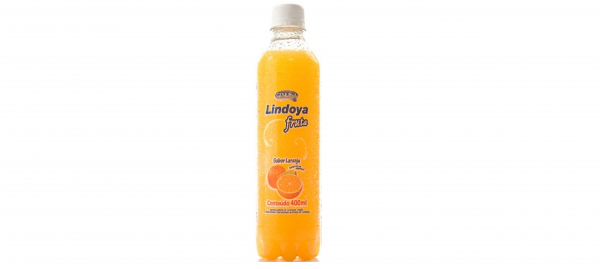 Suco Lindoya Genuina Laranja 400 ml pct com 12 un